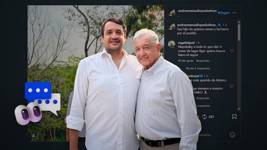 López Beltrán reaparece al lado de AMLO con un mensaje