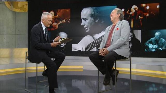 “Trump me parece terrible. Las cosas que llega a decir, como ciudadano del mundo, a mí me espantan”, declaró en entrevista con Jorge Ramos, Joan Manuel Serrat.