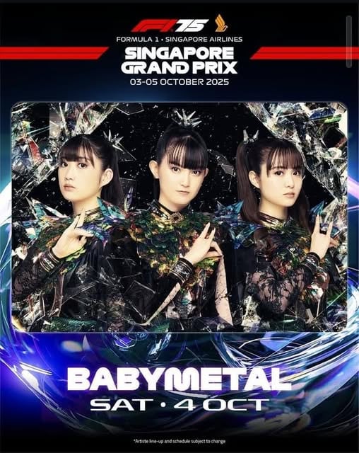 Fórmula 1 y Babymetal