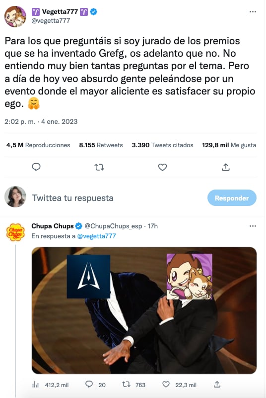 Jurado de los Premios Esland 2023 tomó por sorpresa a los streamers