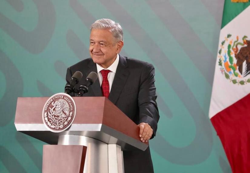 AMLO en la conferencia mañanera de hoy realizada en Zacatecas