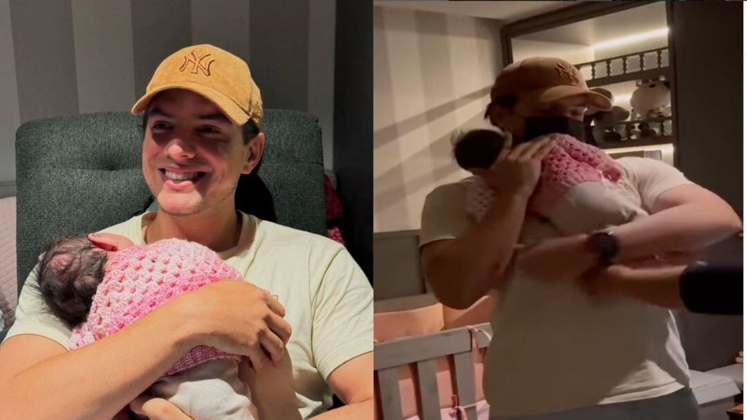 Vadhir Derbez ya conoció a su sobrina Tessa y tuvo problemas ‘de tío’ desde el principio