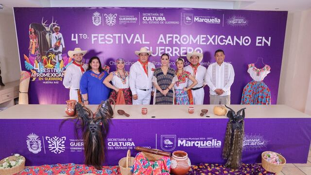 Evelyn Salgado presenta el programa del 4º Festival Afromexicano en Marquelia