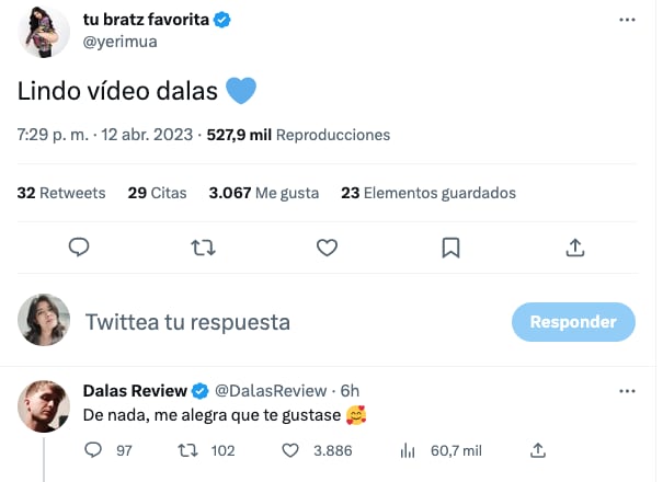 Yeri Mua le responde a Dalas Review tras entrevistar a Aaron Mercury