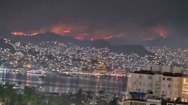Incendio en Acapulco: suspenden clases por fuerte siniestro que también afecta a Chilpancingo