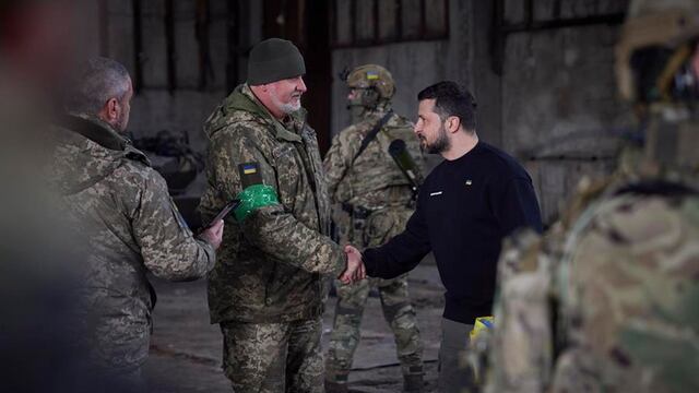 Guerra Rusia Ucrania, Volodímir Zelenski vista Jersón zona ocupada por los rusos