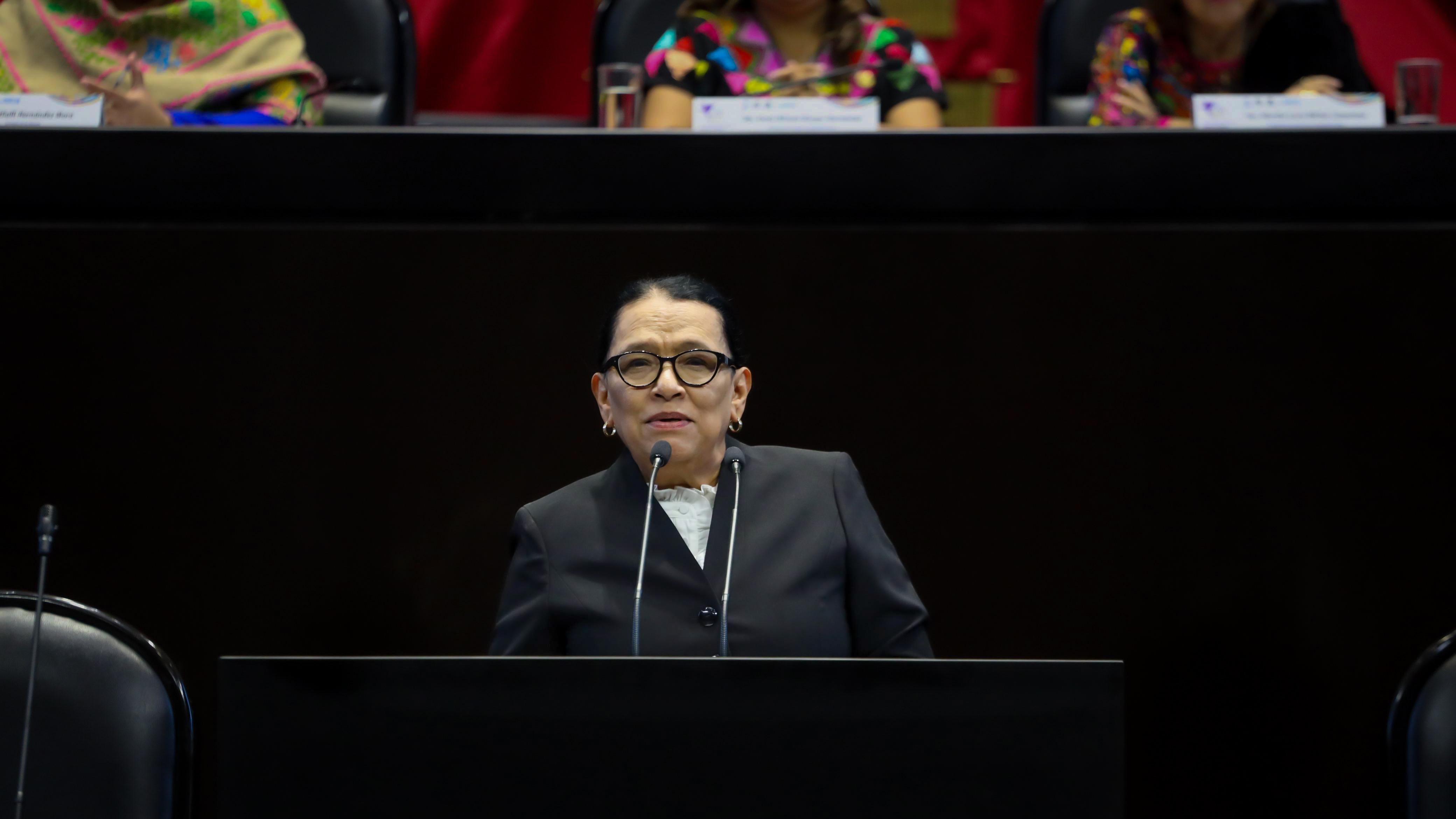 Rosa Icela Rodríguez: No habrá marcha atrás en política social a favor de las mujeres de México