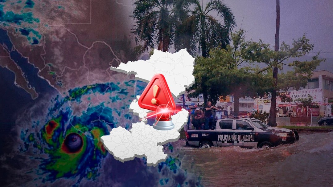 Huracán Simón categoría 4 mantiene el peligro máximo en Colima y Jalisco
