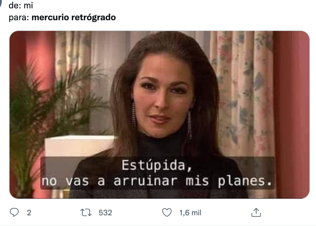 Memes de Mercurio retrógrado
