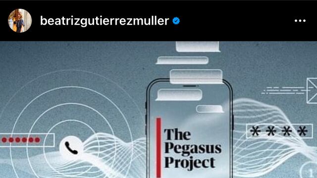 Pide Beatriz Gutiérrez Müller, esposa de López Obrador, investigar caso "Pegasus"