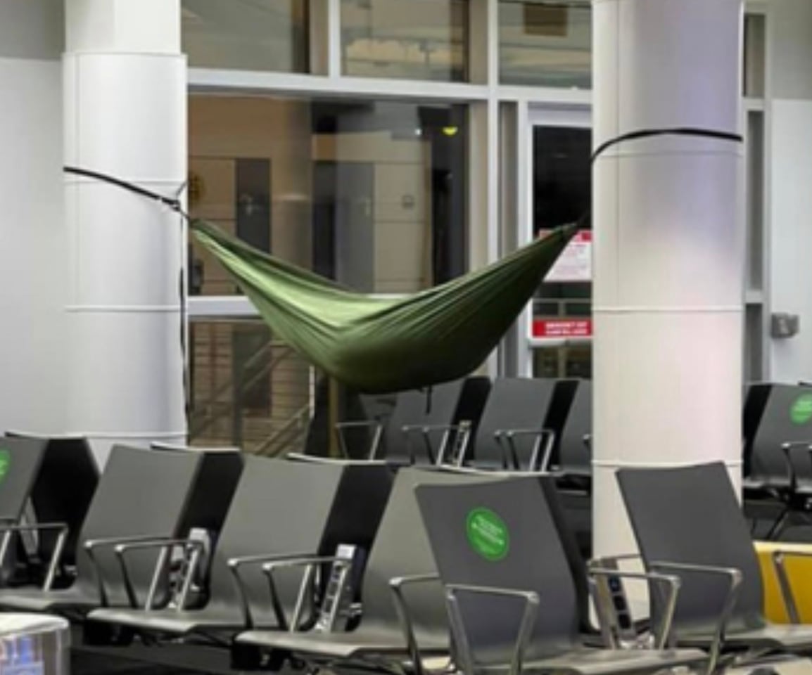 TSA aprueba la colocación de hamacas en aeropuertos de Estados Unidos