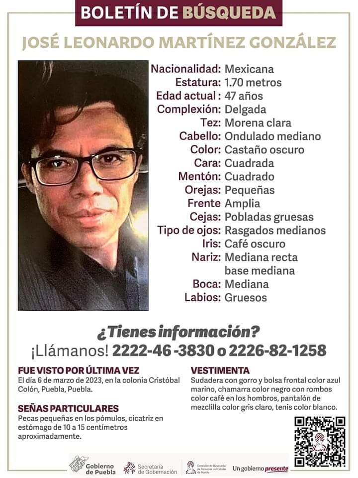 Ficha de búsqueda de José Leonardo