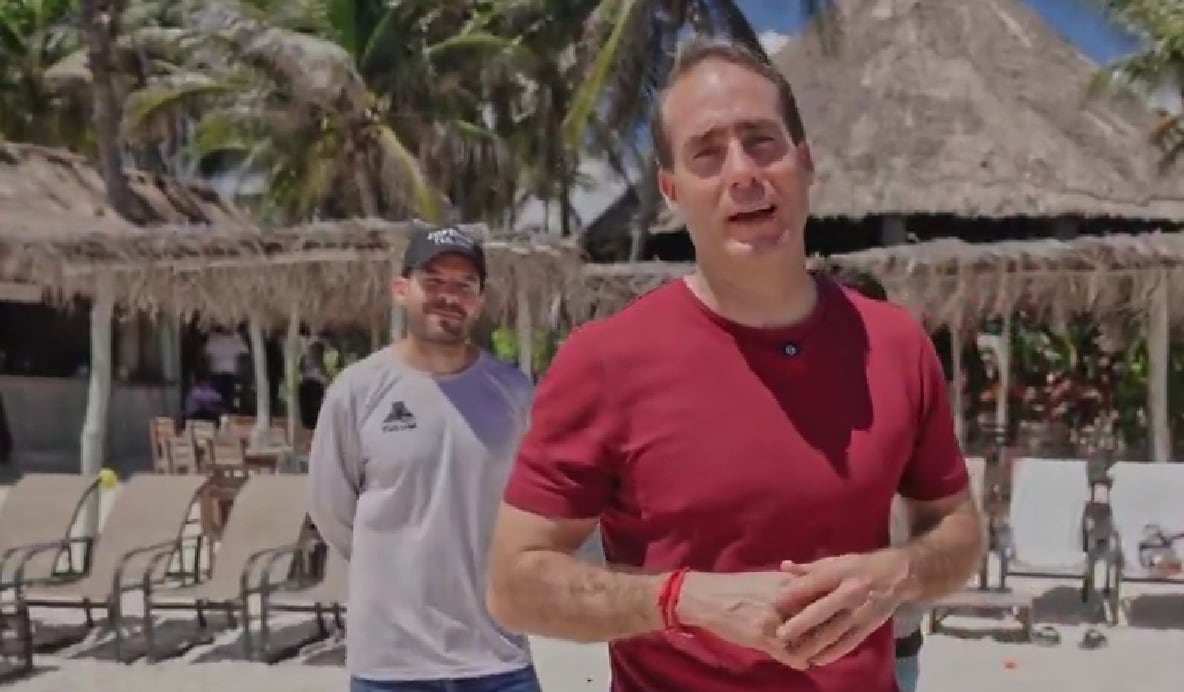 El alcalde de Tulum, en Quintana Roo, Diego Castañón Trejo