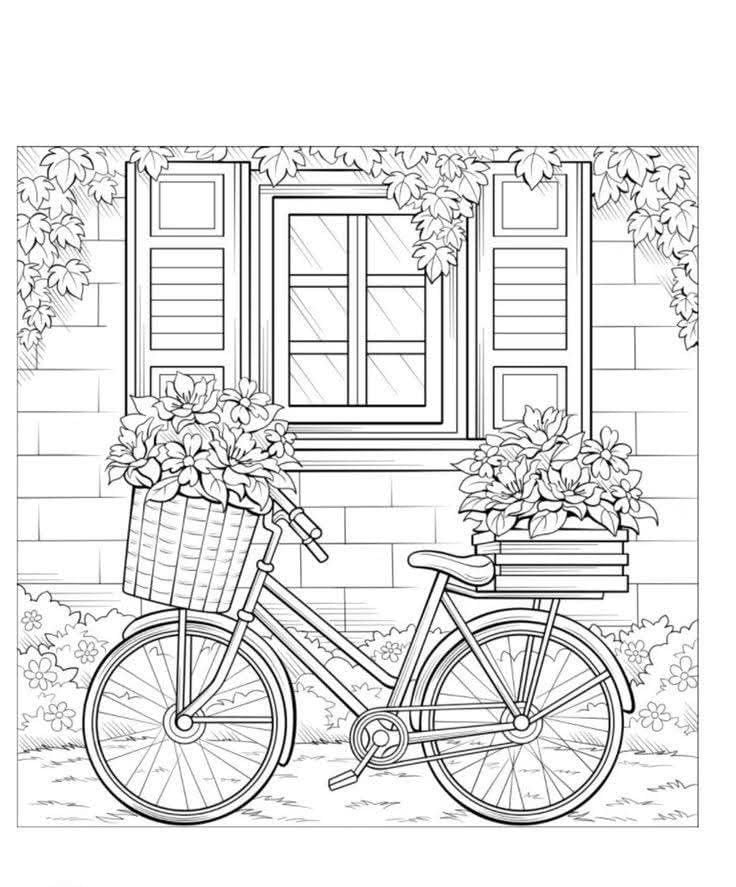 Dibujos por Día Mundial de la Bicicleta