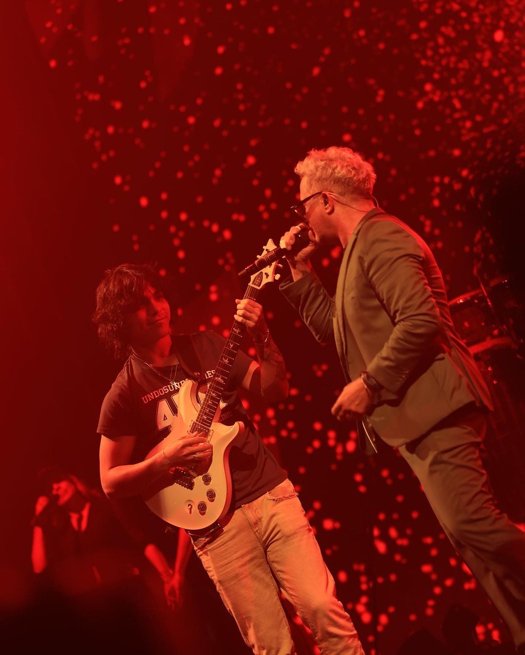 Alejandro Sanz y su hijo, Alexander 'Quint'