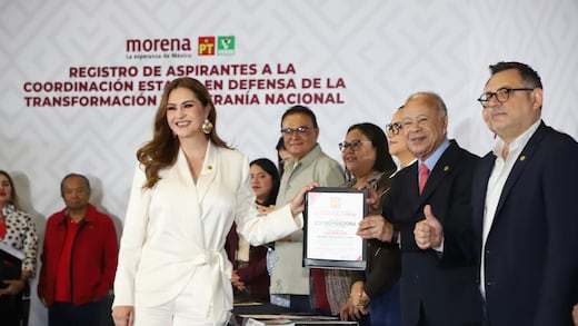 Geovanna Bañuelos formaliza su registro para encabezar la Defensa de la Transformación en Zacatecas
