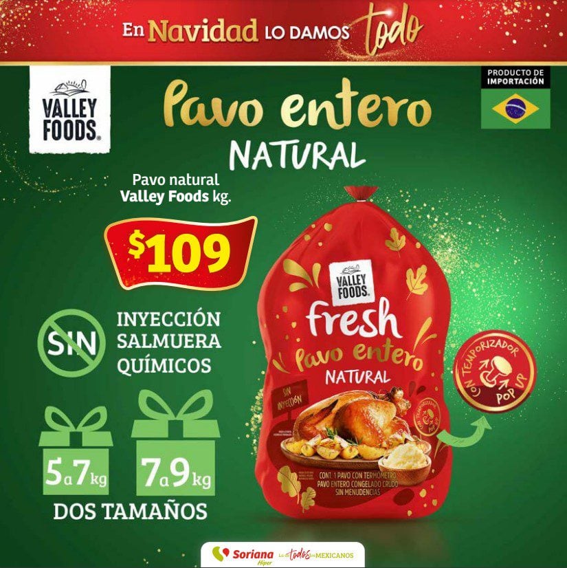 Ofertas Folleto Soriana Navidad del 30 de noviembre al 14 de diciembre 2023