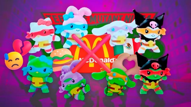 La colección de Hello Kitty x Tortugas Ninja no llegó a McDonald's México