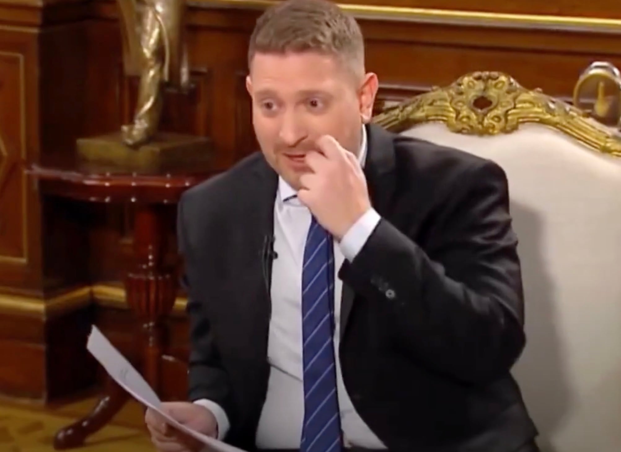 Jonatan Viale es censurado en entrevista con Javier Milei