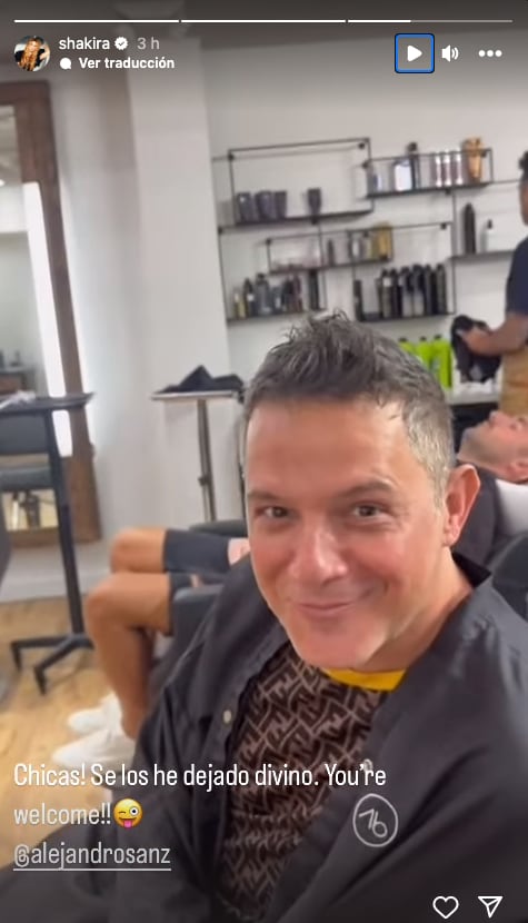 Alejandro Sanz cambia de look por recomendación de Shakira