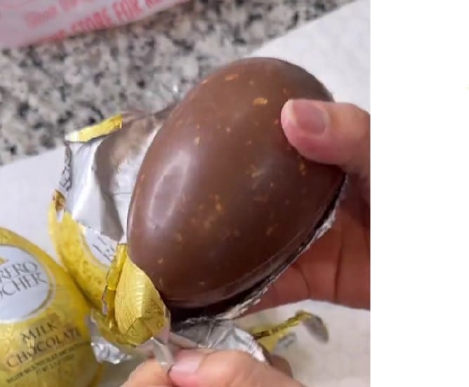 Huevo de Ferrero Rocher