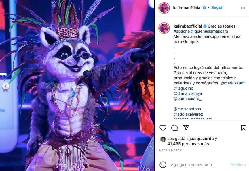 Kalimba ganado de ¿Quién es la Máscara?