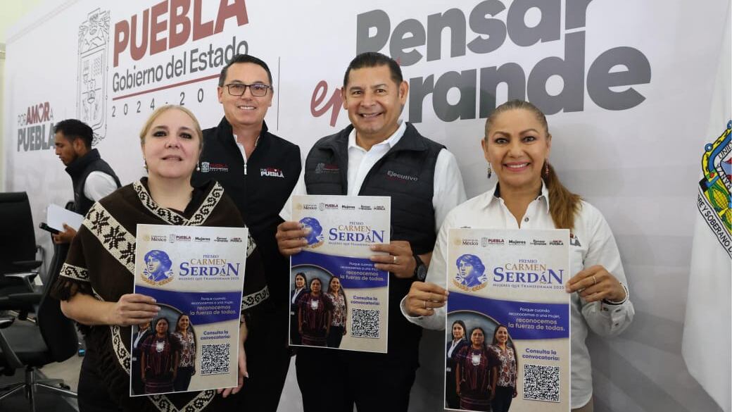 Premio Carmen Serdán 2025: reconoce a mujeres que transforman Puebla