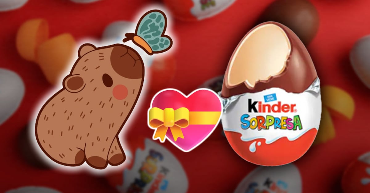 Huevo Kínder de capibara: Paso a paso y plantilla para decorar el dulce ...