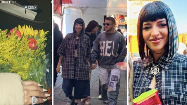 Cazzu y Christian Nodal se pasean en Tepito