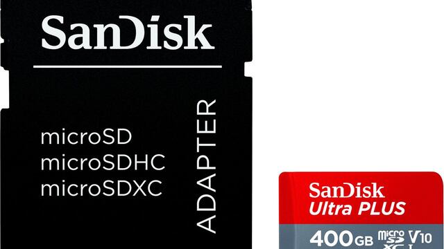 La nueva microSD de SanDisk con capacidad de 400Gb.