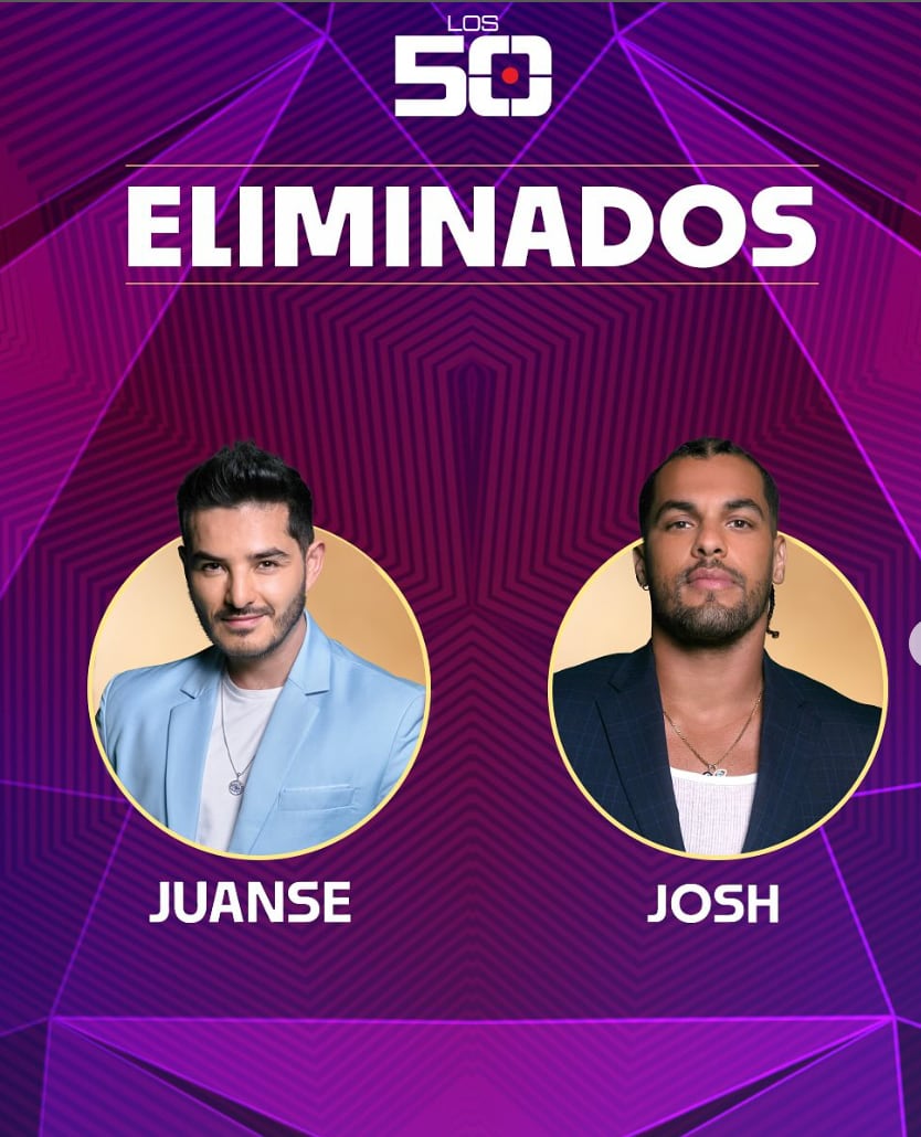 Eliminados de Los 50 de Telemundo