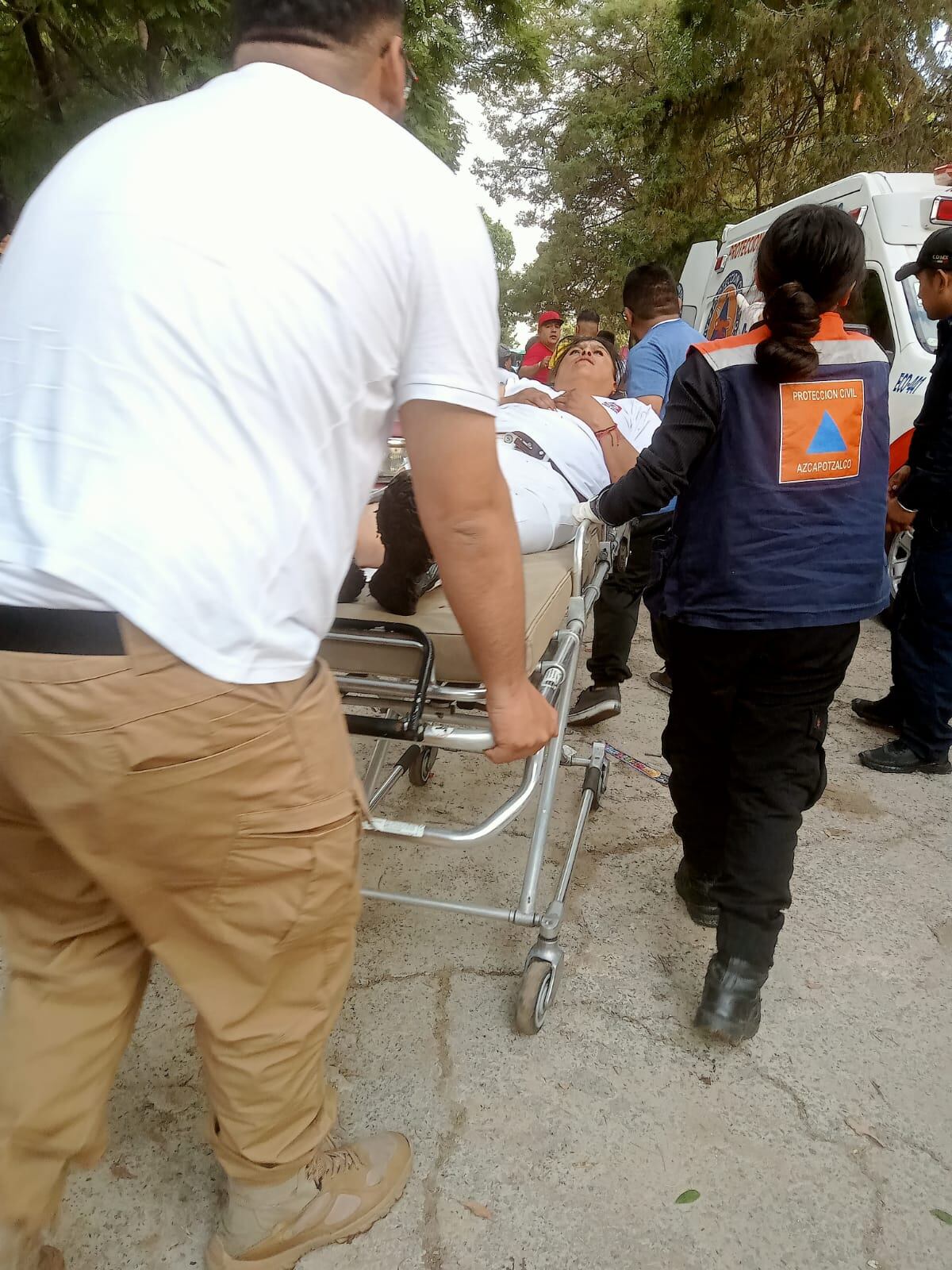 Explosión en panteón de Azcapotzalco