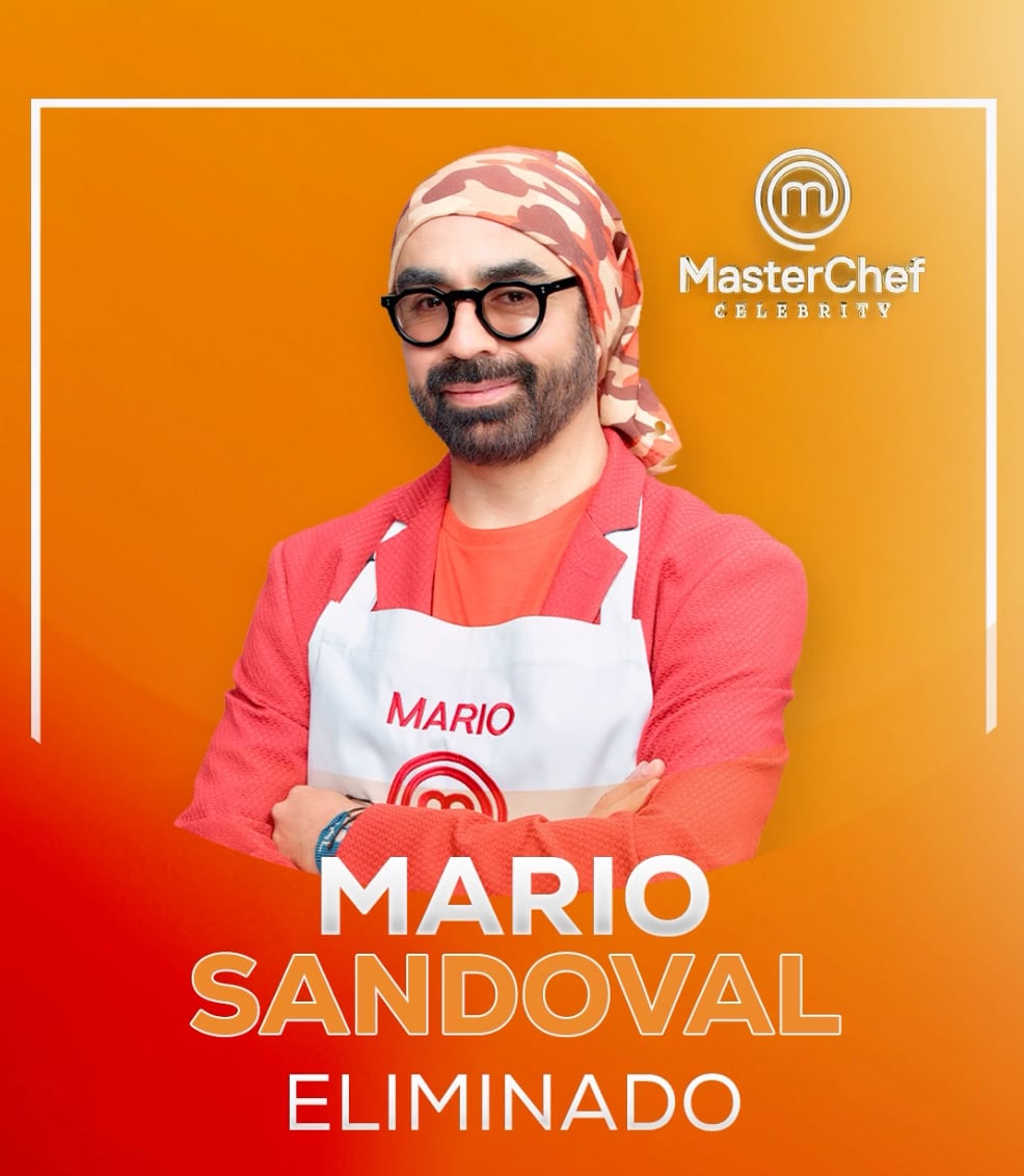 Mario Sandoval, eliminado MasterChef Celebrity 2024