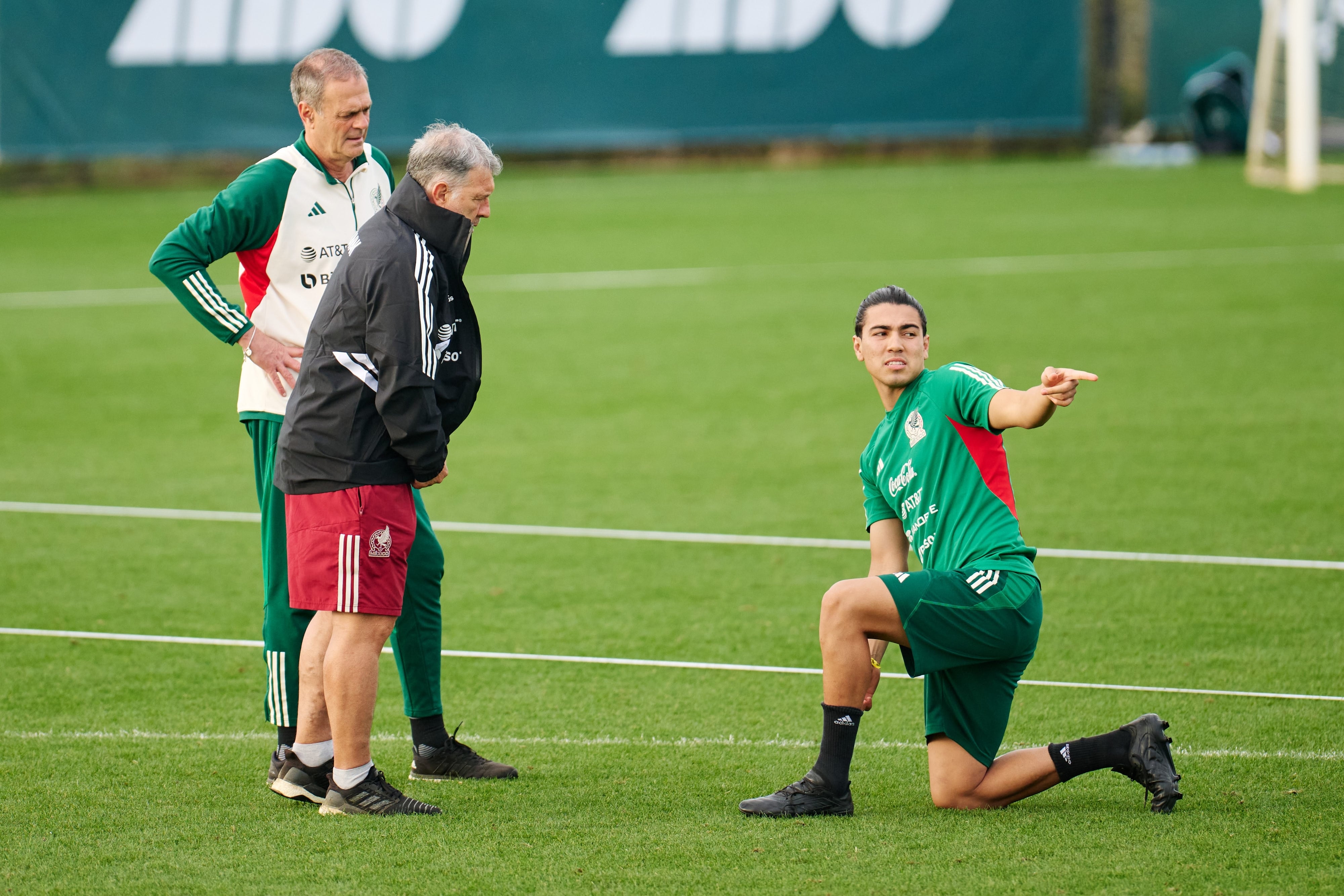 Gerardo Martino y Erick Gutierrez