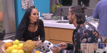 Ivonne Montero y Luis 'Potro' Caballero en La casa de los famosos
