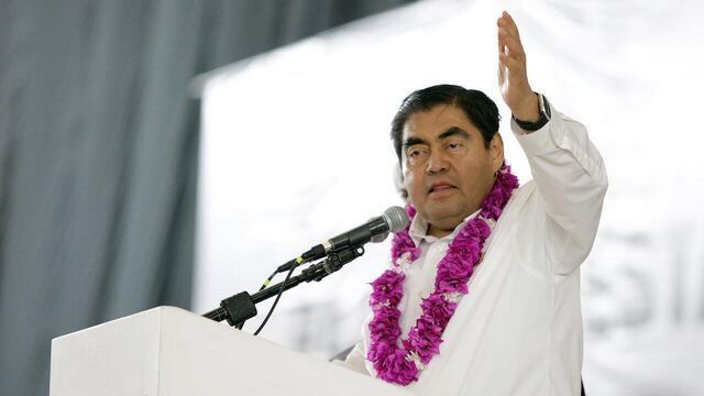 Luis Miguel Barbosa, candidato de Morena a la gubernatura de Puebla.