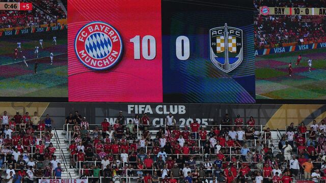 Bayern Munich logró la mayor goleada en la historia del Mundial de Clubes con sus 10 goles sobre Auckland City