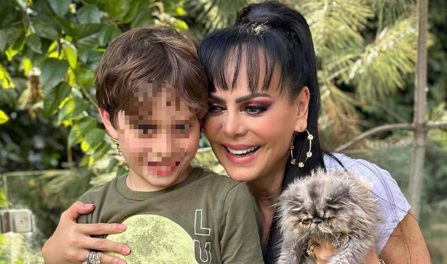Maribel Guardia y su nieto, José Julián