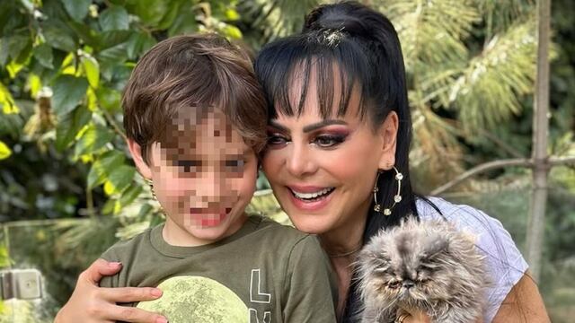 Maribel Guardia y su nieto, José Julián