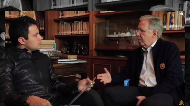 El comunicador de Televisa aprovechó la plataforma de Luisito Rey para divulgar su versión sobre el diferendo que sostiene con María Asunción Aramburuzabala.