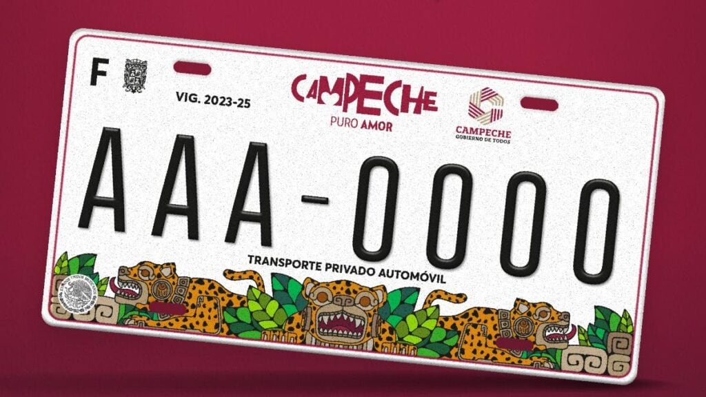Diseños de placas en México