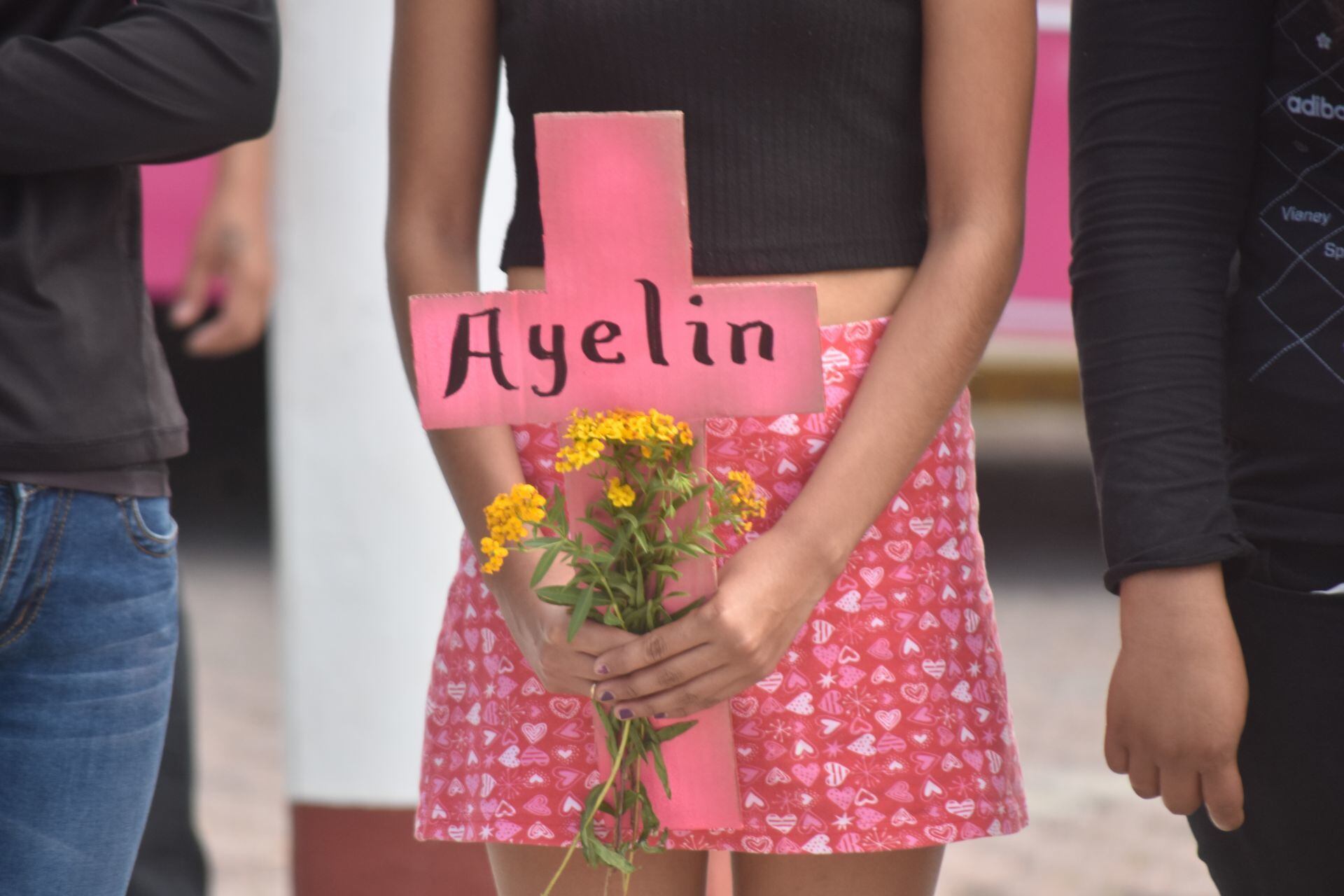 Protesta por el feminicidio de Ayelín