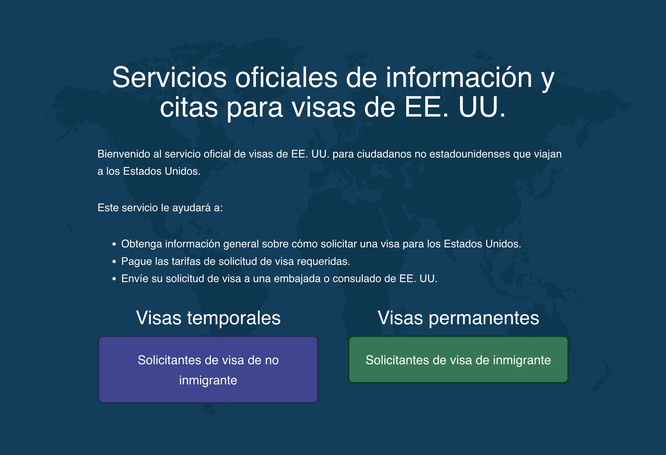 Nueva visa americana para menores de 15 años