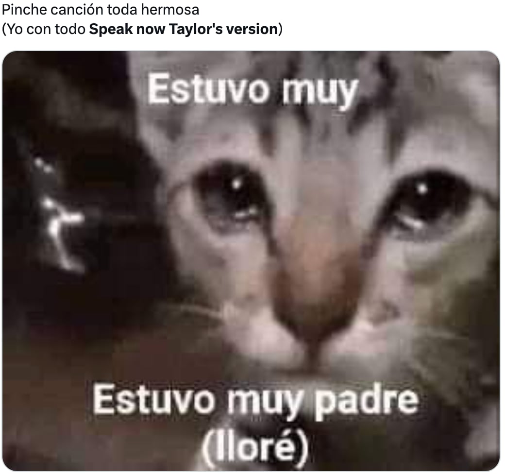 Taylor Swift lanza Speak Now (Taylor's Version) y los fans celebran con memes
