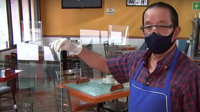 Paneles de acrílico en resturante