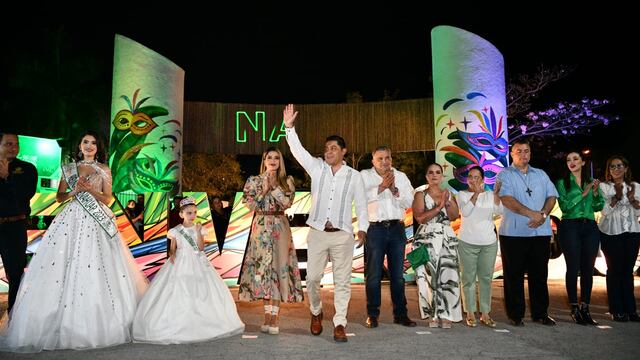 Ricardo Gallardo al inaugurar la Feria Nacional de la Huasteca Potosina