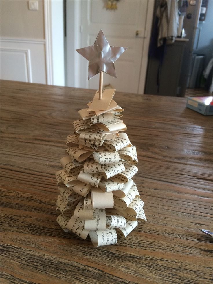 Árbol de Navidad con libros: 7 ideas de Pinterest para darle una segunda vida a esa novela