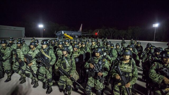 Los militares cuentan con un entrenamiento táctico y operativo del más alto nivel.