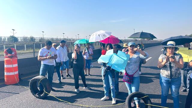 Bloqueo en Circuito Exterior Mexiquense