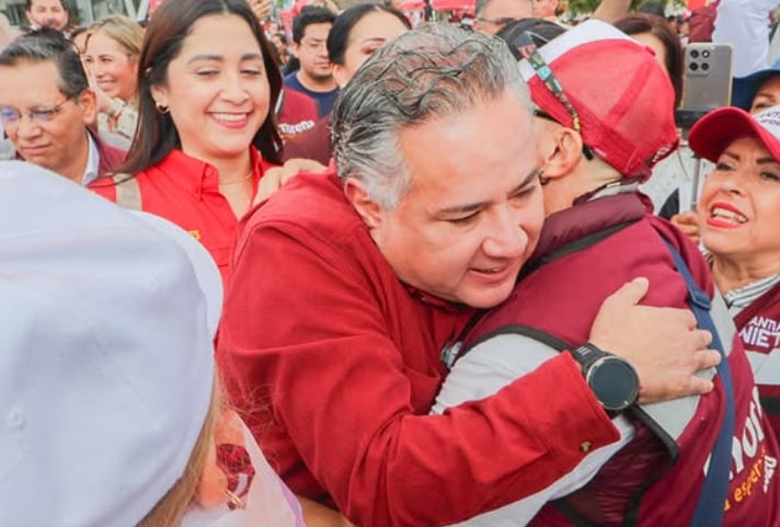 Santiago Nieto estuvo en el segundo informe de la presidenta Claudia Sheinbaum